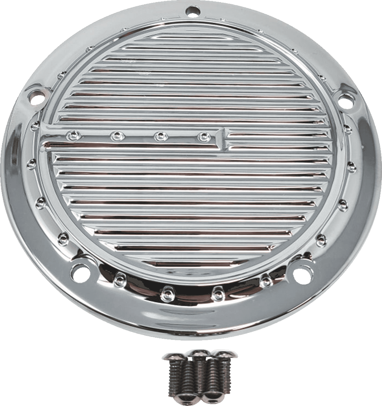 COVINGTONS 1107-0698 Derby Cover - Dimpled - Chrome - 5 Hole