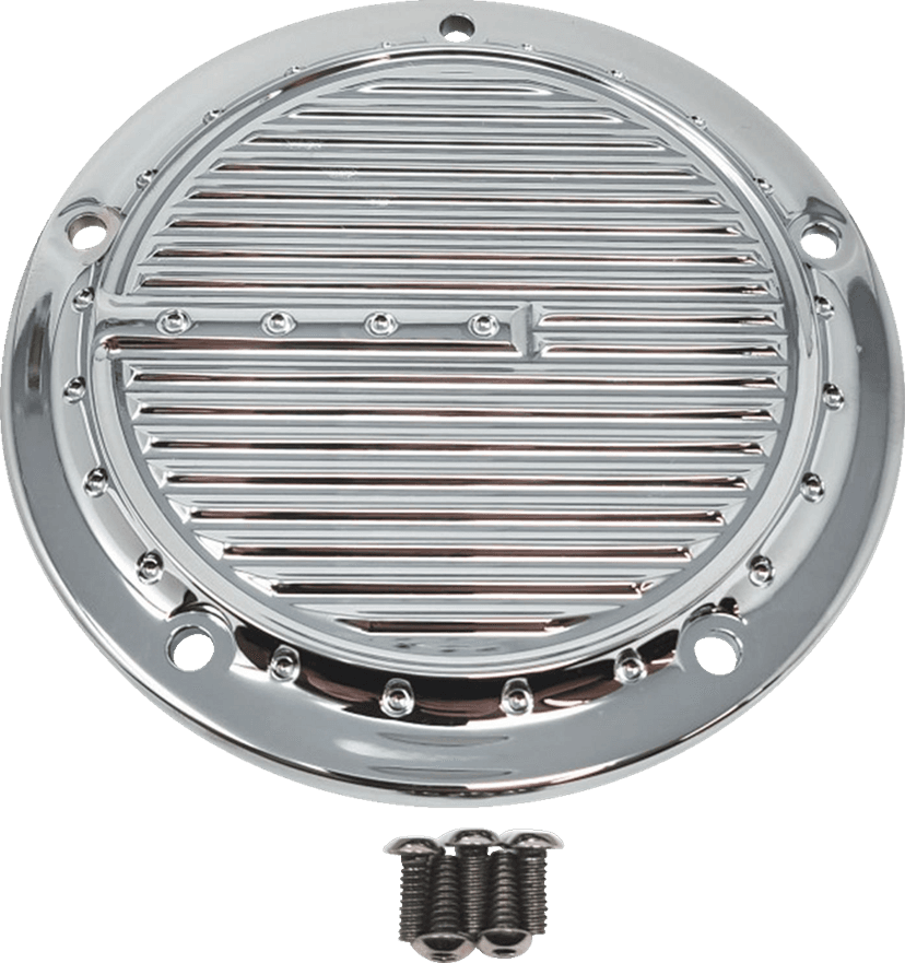 COVINGTONS 1107-0698 Derby Cover - Dimpled - Chrome - 5 Hole