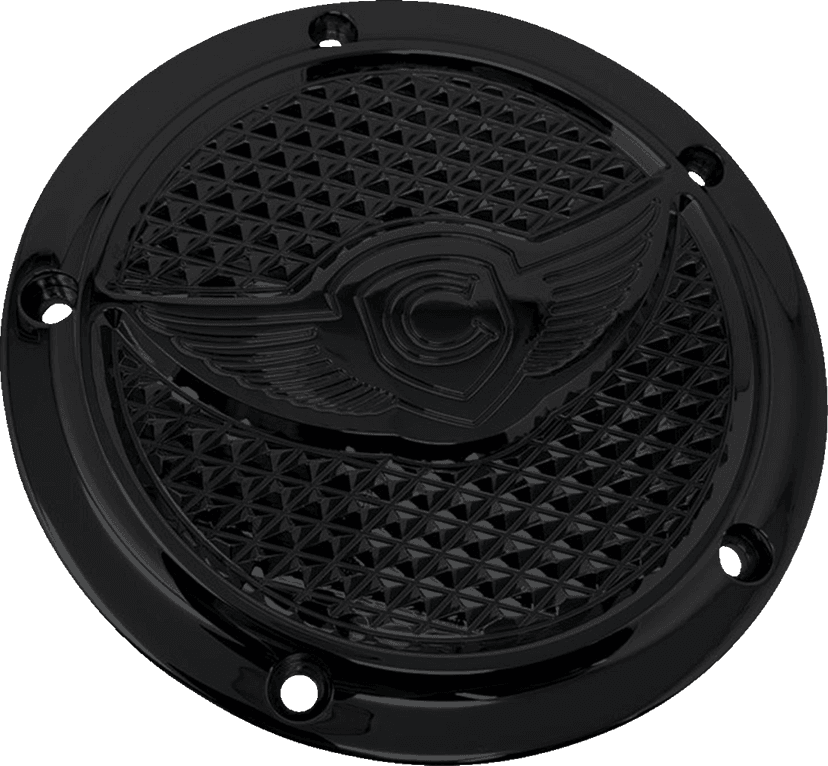 COVINGTONS 1107-0701 Derby Cover - Diamondback - Black - 5 Hole
