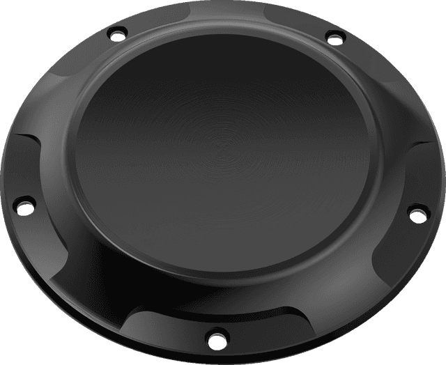 LA CHOPPERS 1107-0714 Derby Cover - County Line - Black - '99-'18 Harley-Davidson