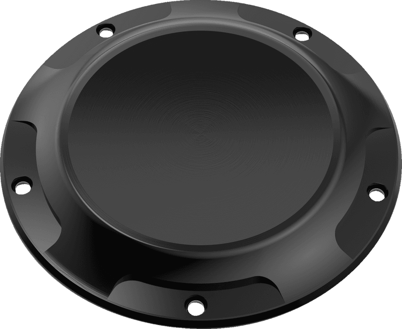LA CHOPPERS 1107-0714 Derby Cover - County Line - Black - '99-'18 Harley-Davidson