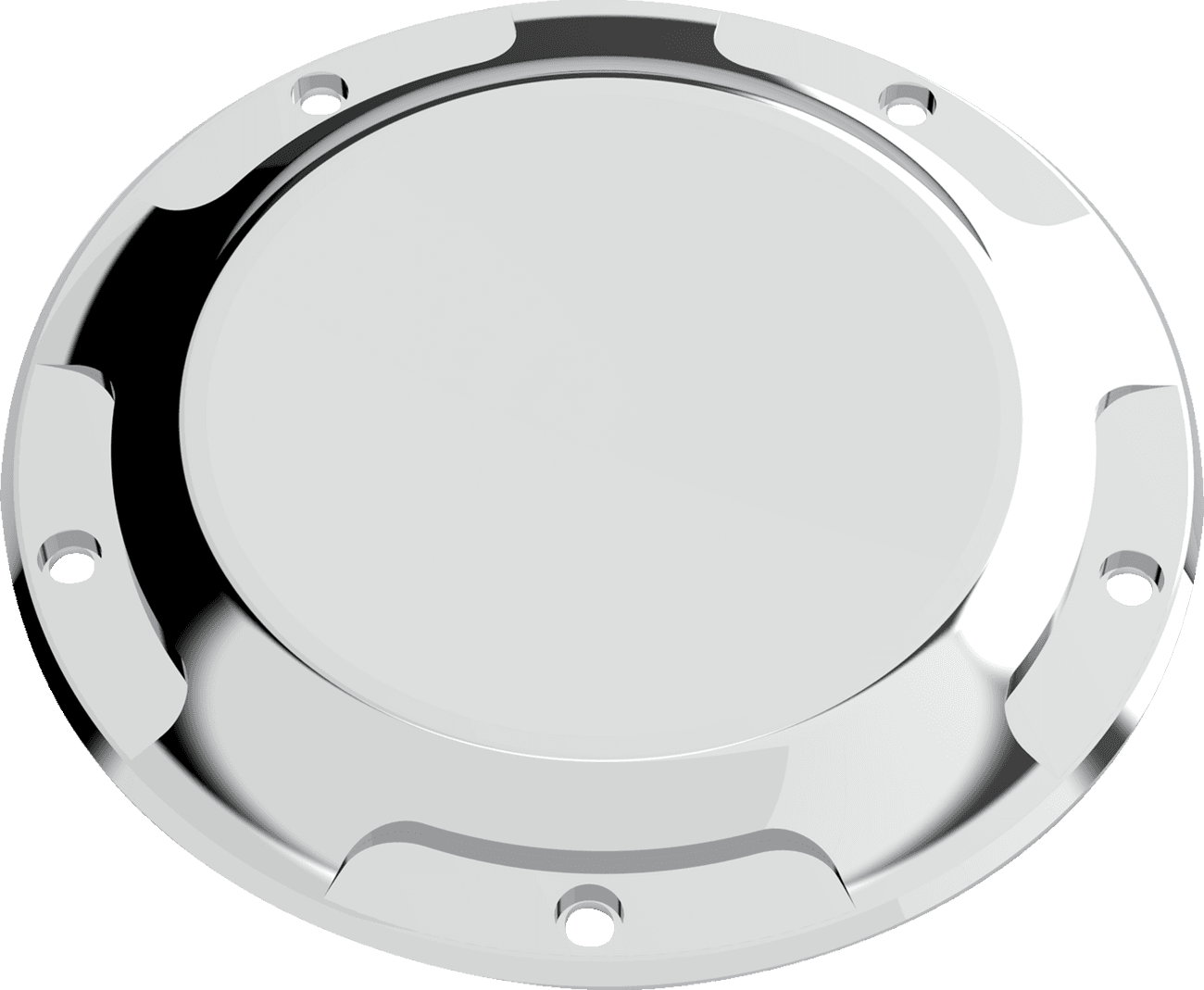 LA CHOPPERS 1107-0715 Derby Cover - County Line - Chrome - '99-'18 Harley-Davidson