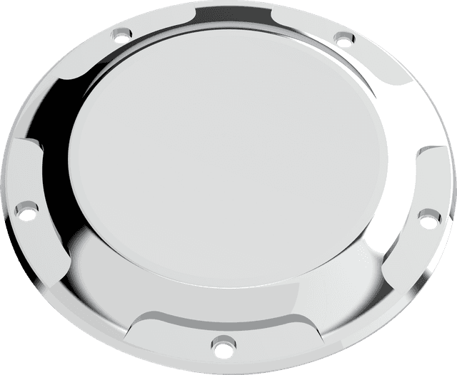 LA CHOPPERS 1107-0715 Derby Cover - County Line - Chrome - '99-'18 Harley-Davidson