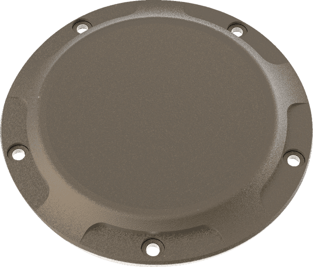 LA CHOPPERS 1107-0722 Derby Cover - County Line - Bronze - '15-'20 Touring