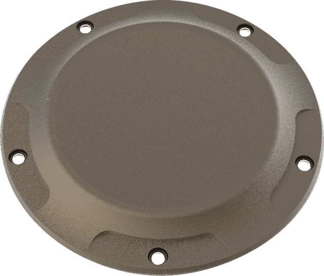 LA CHOPPERS 1107-0723 Derby Cover - County Line - Bronze - '99-'18 Harley-Davidson