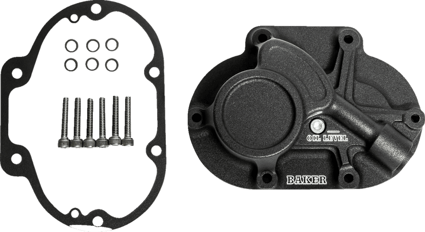 BAKER DRIVETRAIN 1107-0729 Transmission Side Cover Assembly - Function-Formed™/Cable Type - Wrinkle Black — image 1 of 2