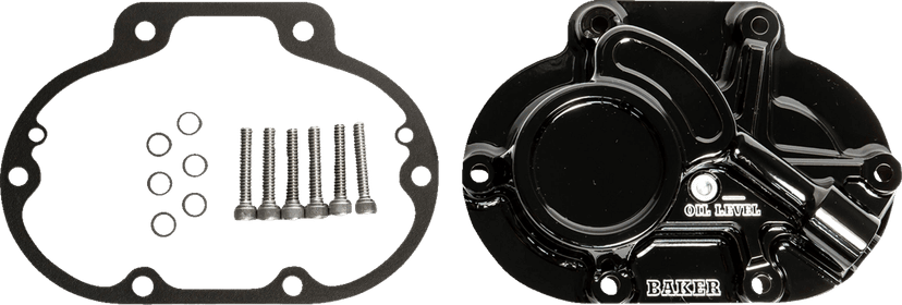 BAKER DRIVETRAIN 1107-0730 Transmission Side Cover Assembly - Function-Formed™/Cable Type - Gloss Black — image 1 of 2