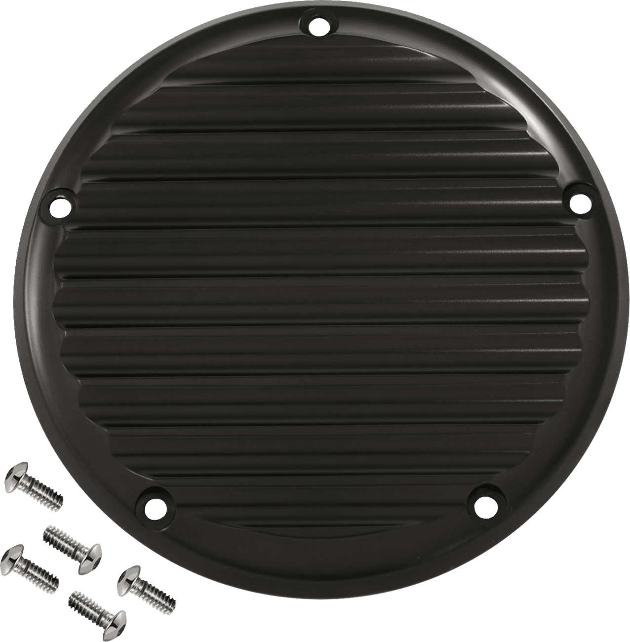 JOKER MACHINE 1107-0735 Derby Cover - Finned - Black - 5 Hole