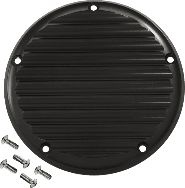 JOKER MACHINE 1107-0735 Derby Cover - Finned - Black - 5 Hole