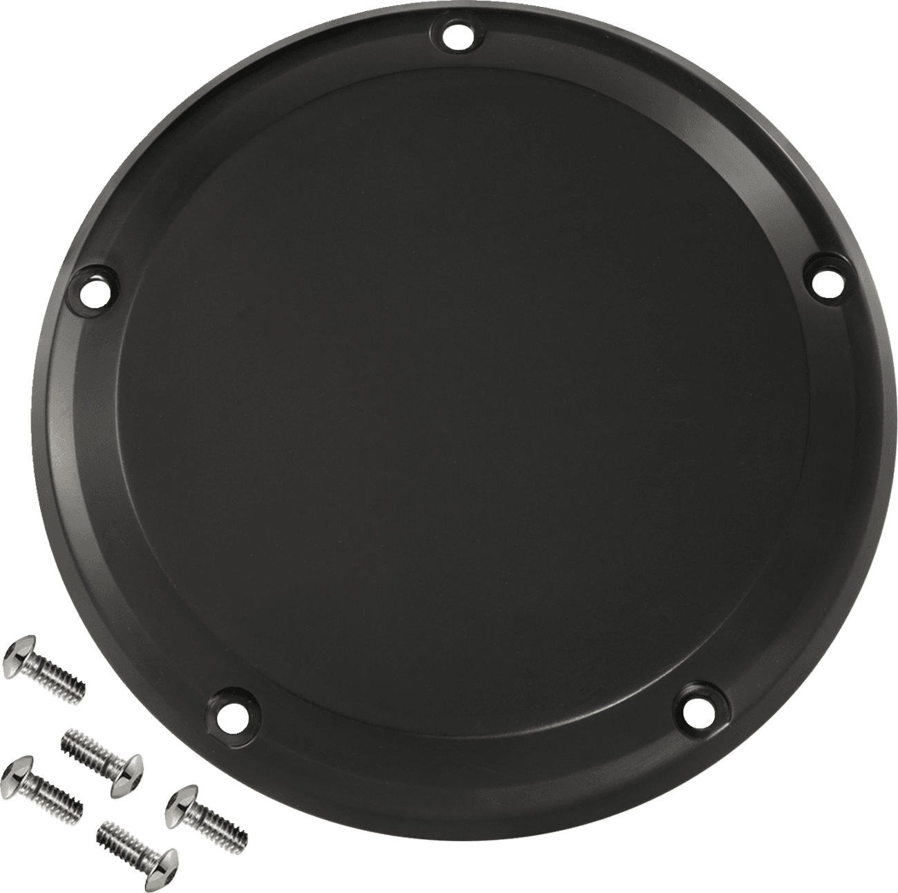 JOKER MACHINE 1107-0738 Derby Cover - Smooth - Black/Anodized - 5 Hole