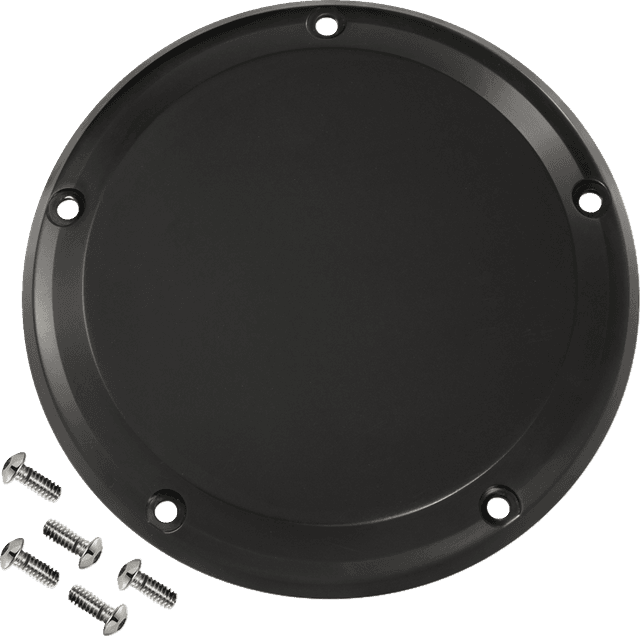 JOKER MACHINE 1107-0738 Derby Cover - Smooth - Black/Anodized - 5 Hole — image 1 of 2
