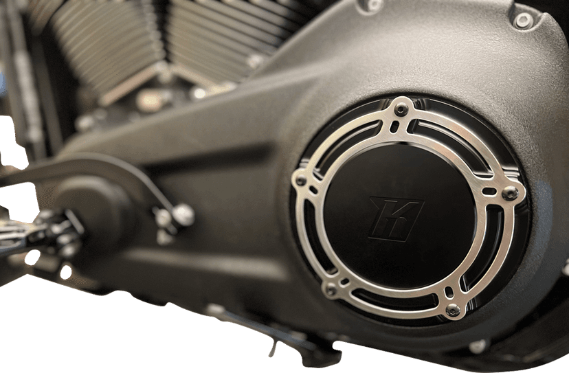KODLIN USA 1107-0741 Derby Cover - NXL - Black - M8 Softail — image 4 of 5