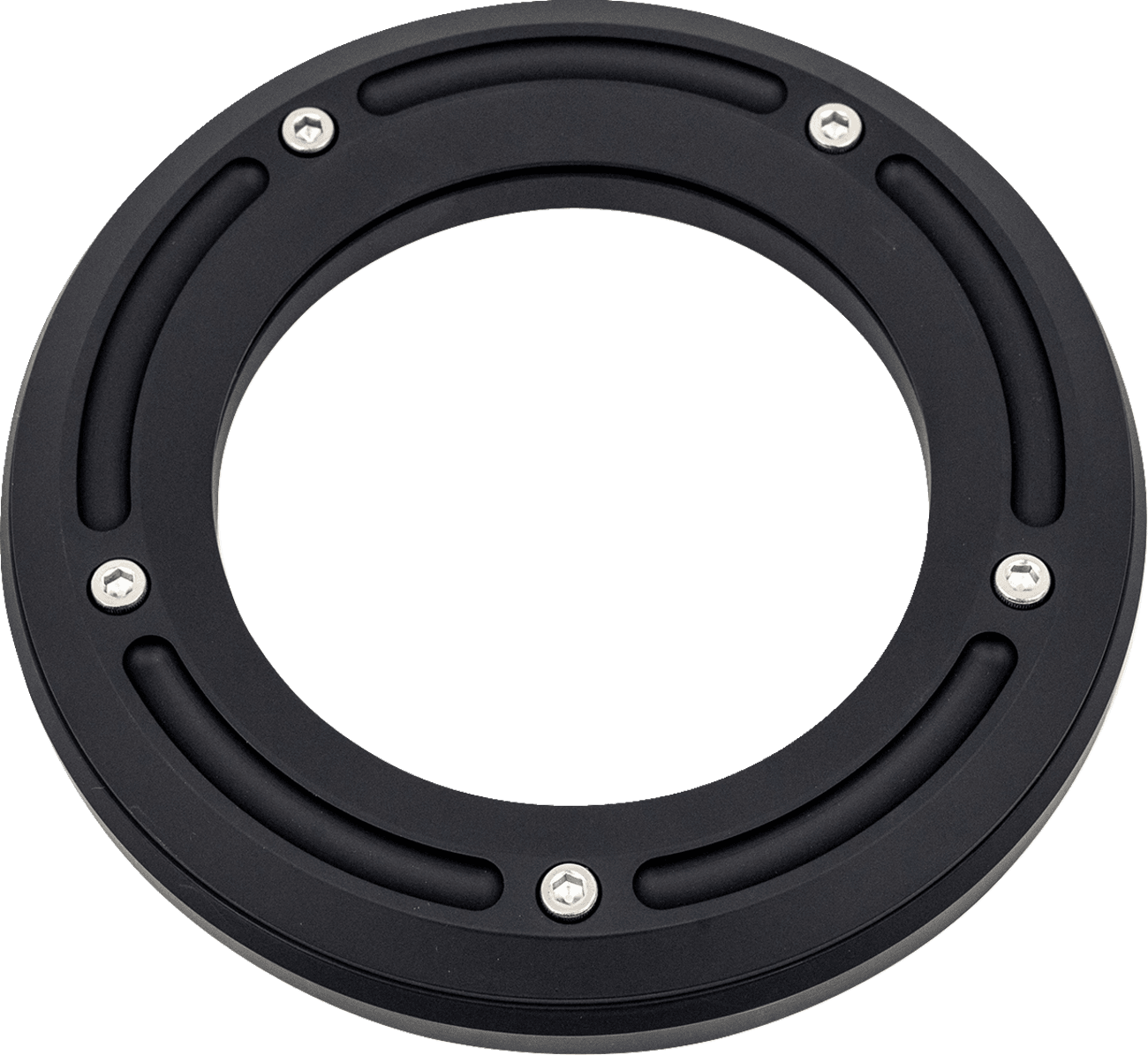 TRASK 1107-0749 Assault Derby Cover with Window - Matte Black - Touring/Trike