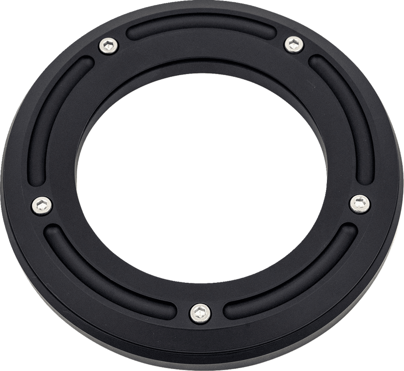 TRASK 1107-0749 Assault Derby Cover with Window - Matte Black - Touring/Trike