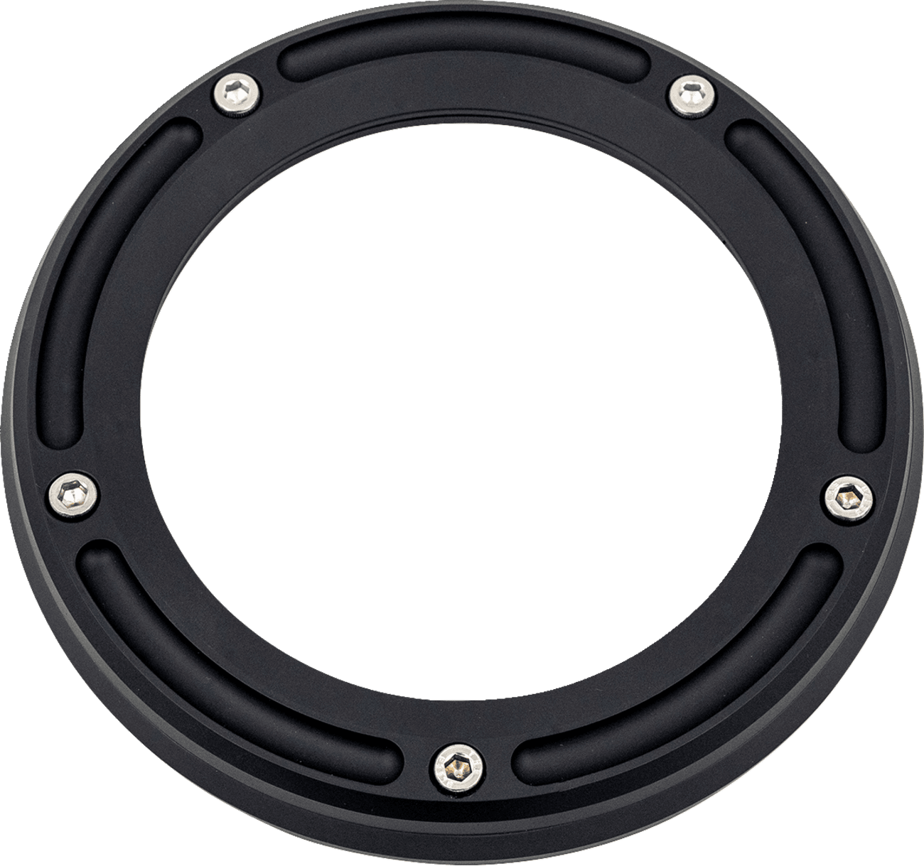 TRASK 1107-0751 Assault Derby Cover with Window - Matte Black - Big Twin