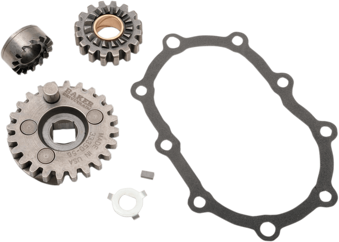 BAKER DRIVETRAIN 1112-0018 Kicker Gear Set - Classic/4-Speed - '36-'86 Big Twin