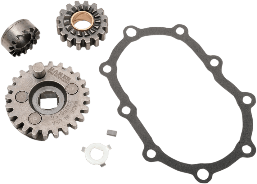 BAKER DRIVETRAIN 1112-0018 Kicker Gear Set - Classic/4-Speed - '36-'86 Big Twin
