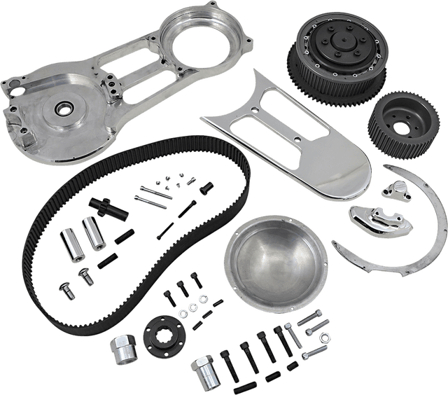 BELT DRIVES LTD. 1120-0212 Open Belt Drive Kit - 2" - Polished — image 1 of 2