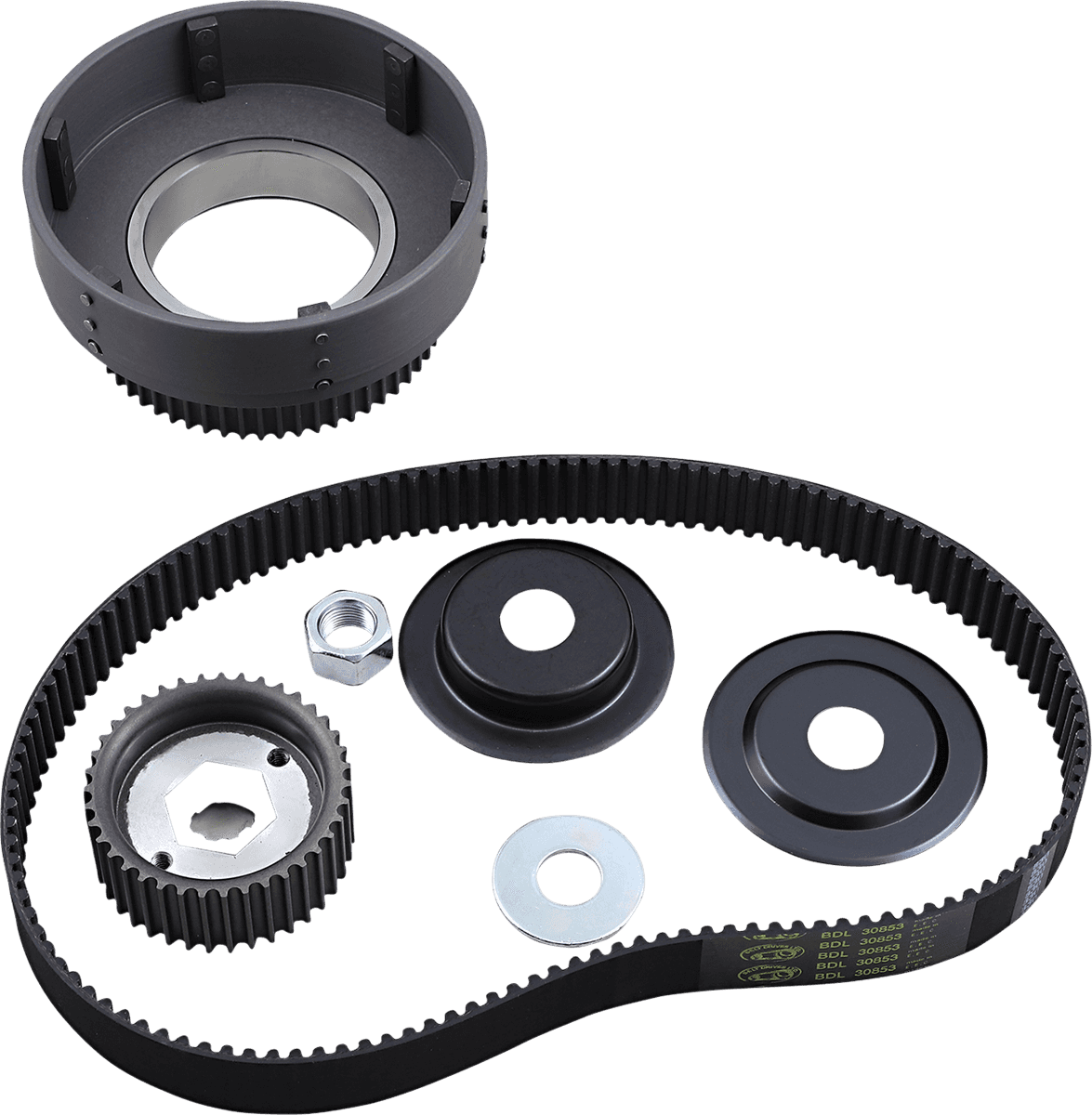 BELT DRIVES LTD. 1120-0423 Belt Drive Kit - 1-1/2" - 8 mm - '55-'64