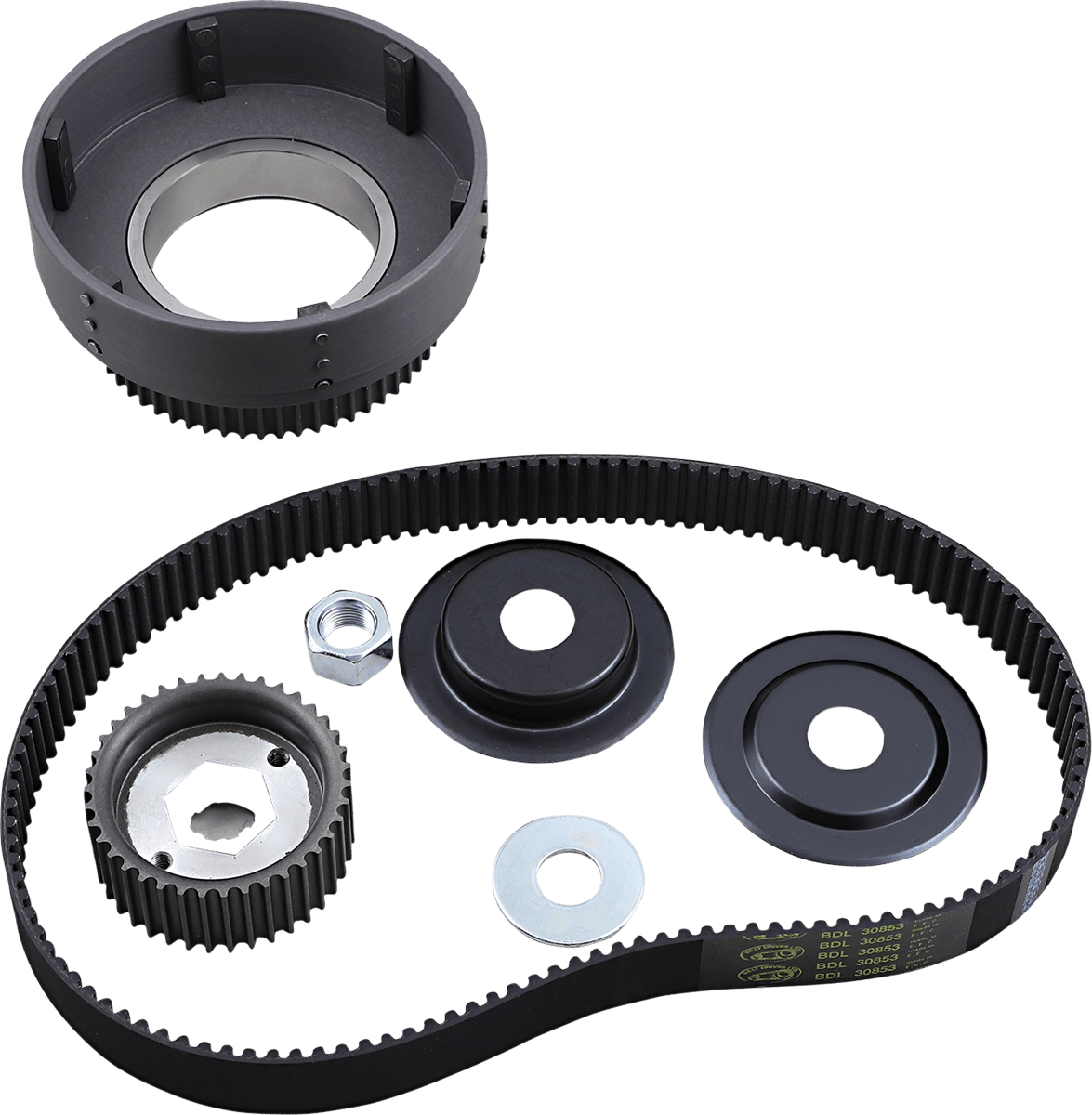BELT DRIVES LTD. 1120-0423 Belt Drive Kit - 1-1/2" - 8 mm - '55-'64