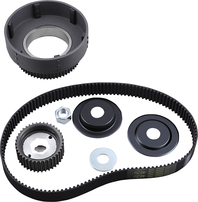 BELT DRIVES LTD. 1120-0423 Belt Drive Kit - 1-1/2" - 8 mm - '55-'64