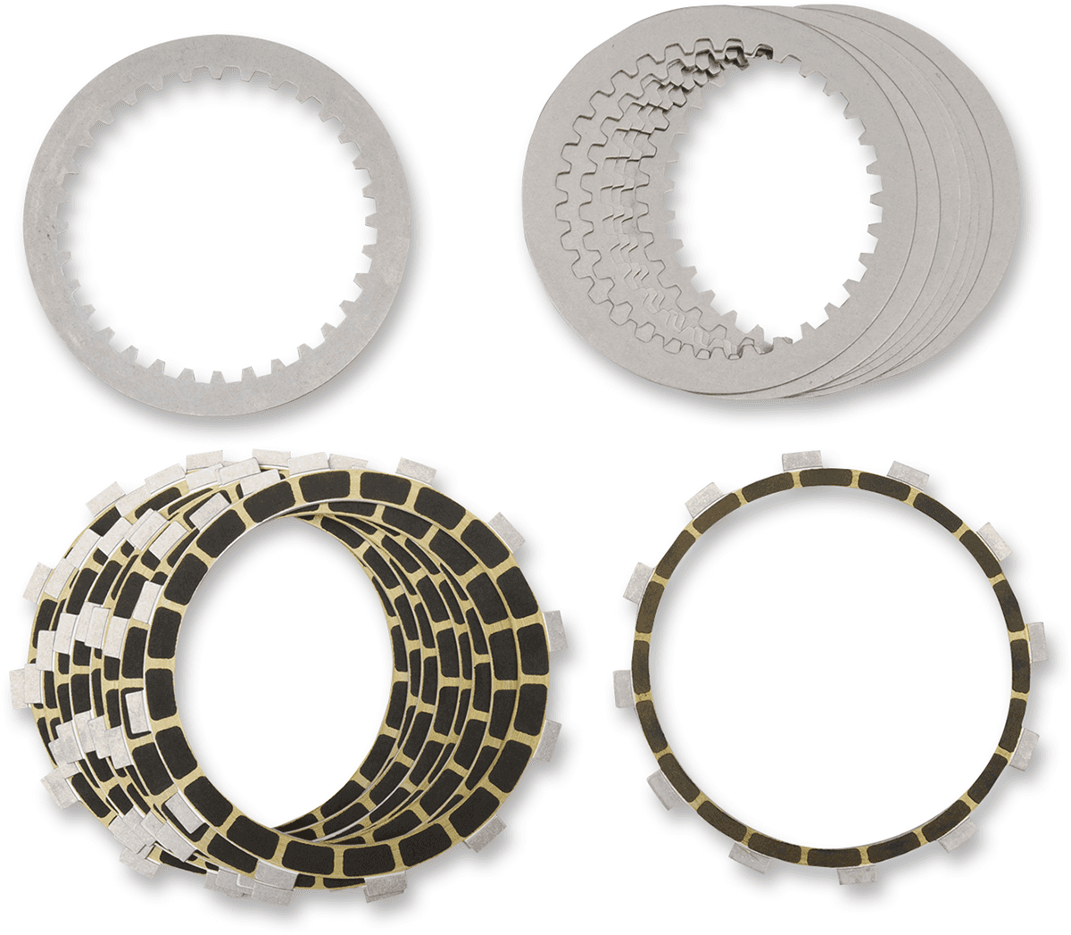 BARNETT 1131-2044 Clutch Plate Kit - Carbon Fiber - Yamaha