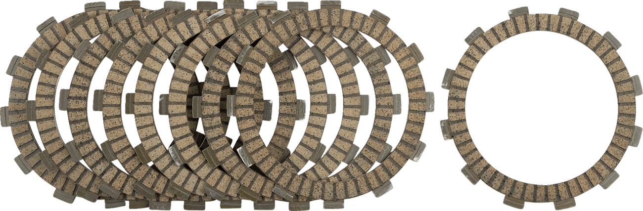 HINSON RACING 1131-3876 Clutch Plate Kit - Fiber - CRF250R/RX