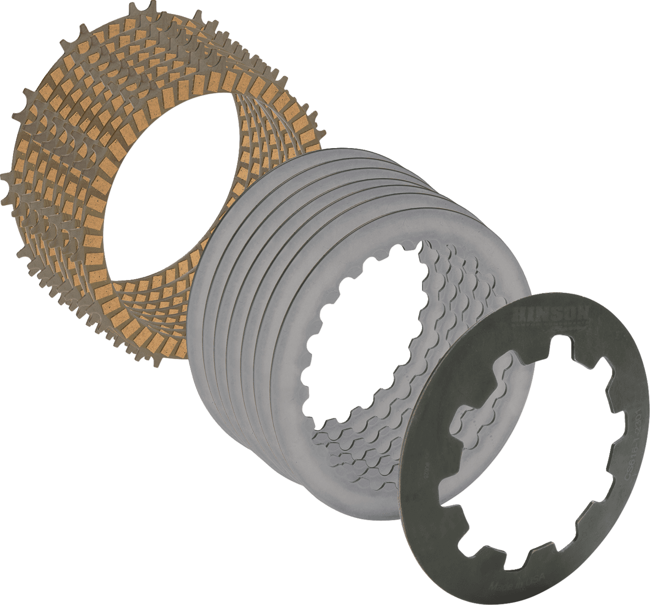 HINSON RACING 1131-4037 Clutch Plate and Spring Kit - Yamaha