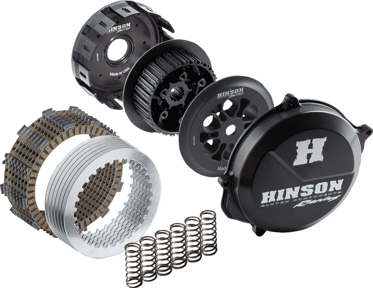 HINSON RACING 1131-4040 Complete Billetproof Conventional Clutch Kit - WR250F/YZ250F/FX