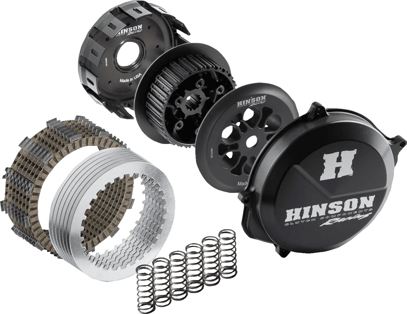 HINSON RACING 1132-1997 Complete Billetproof Conventional Clutch Kit - TF 250-X
