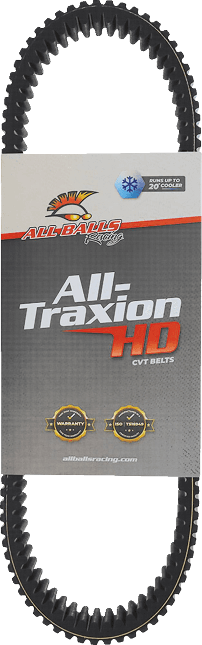 ALL BALLS 1142-1077 Belt - All Traxion - CVT - Heavy-Duty - Polaris/Can-Am/Ski-Doo — image 3 of 4