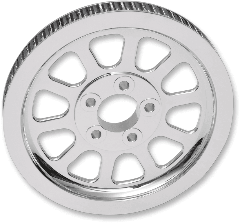 DRAG SPECIALTIES 1201-0542 Chrome Rear Pulley - 66 Tooth - FLS/FXS — image 1 of 2
