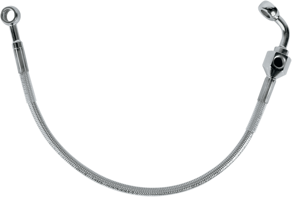 DRAG SPECIALTIES 1204-2736 Brake Line - Rear - Stainless Steel