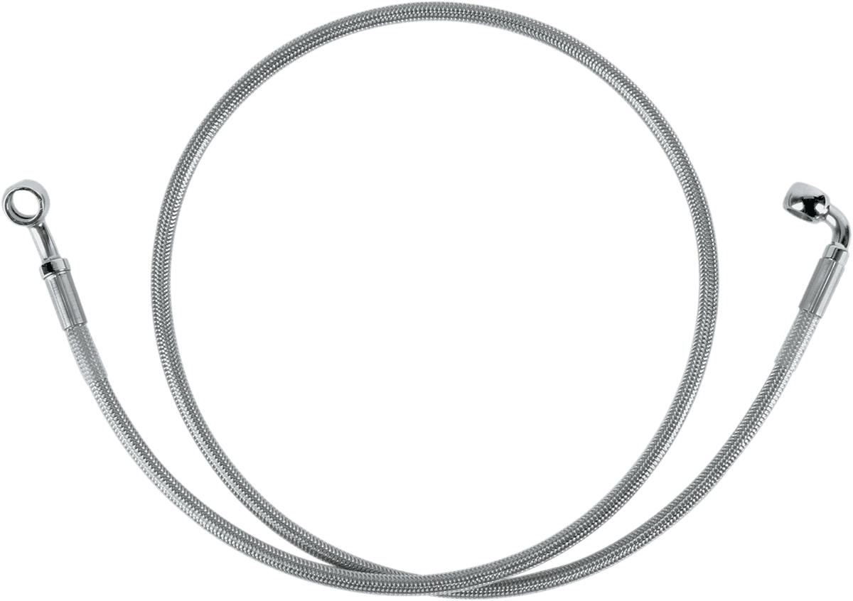DRAG SPECIALTIES 1204-2738 Brake Line - Front - Stainless Steel