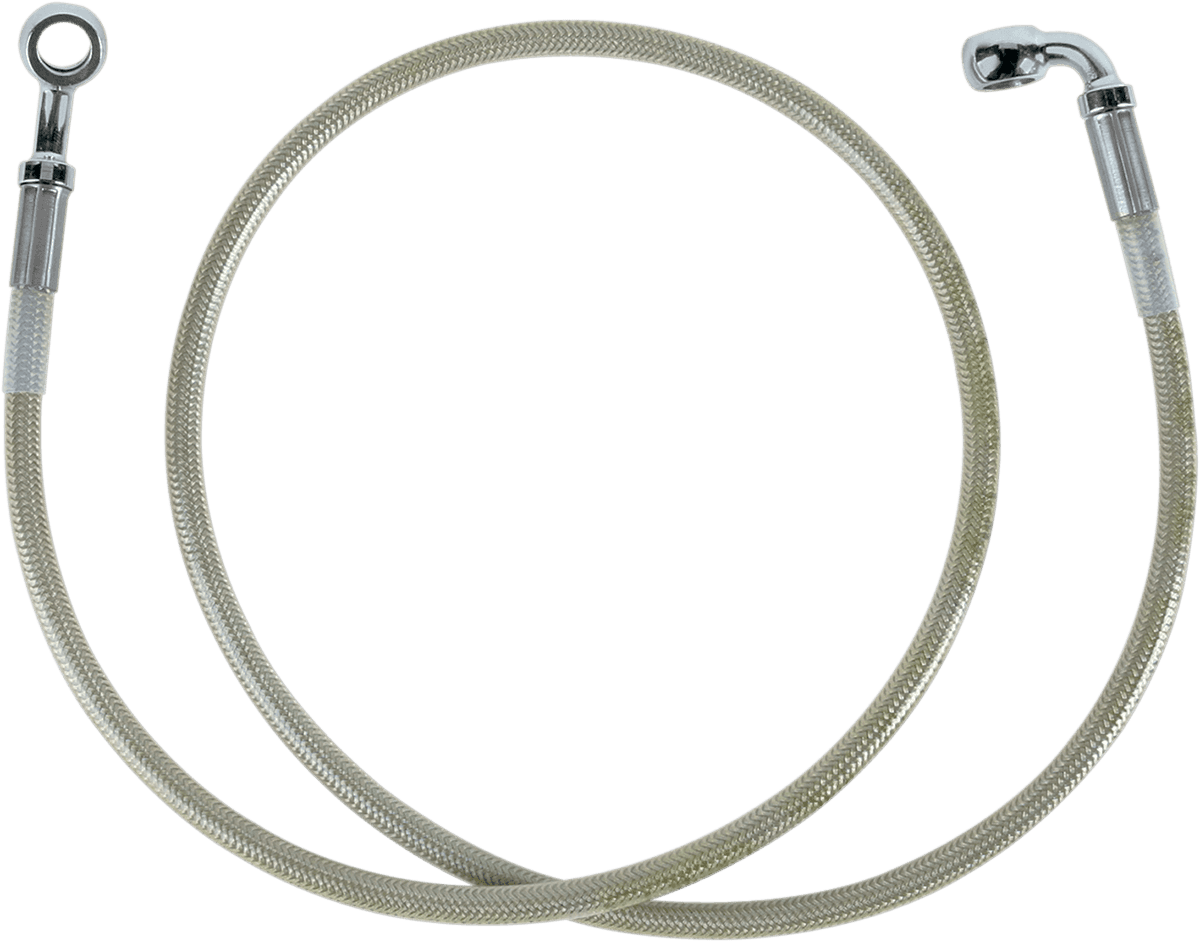 DRAG SPECIALTIES 1204-2754 Brake Line - Front (Upper) - Stainless Steel