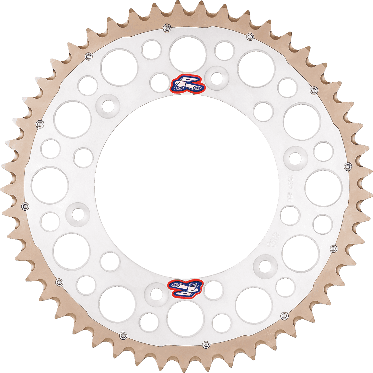 RENTHAL 1210-0231 Twinring™ Rear Sprocket - 48 Tooth - Silver - Honda