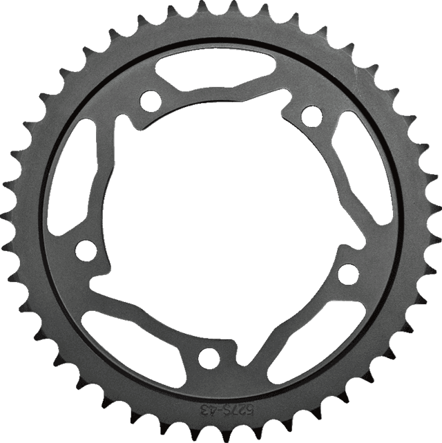 VORTEX 1210-0543 Steel Rear Sprocket - 42 Tooth - Kawasaki/Suzuki/Yamaha