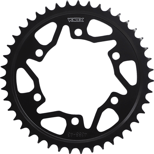 VORTEX 1210-0544 Steel Rear Sprocket - 43 Tooth - Kawasaki/Suzuki/Yamaha