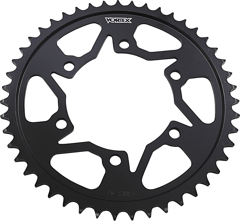 VORTEX 1210-0546 Steel Rear Sprocket - 47 Tooth - Kawasaki/Suzuki/Yamaha