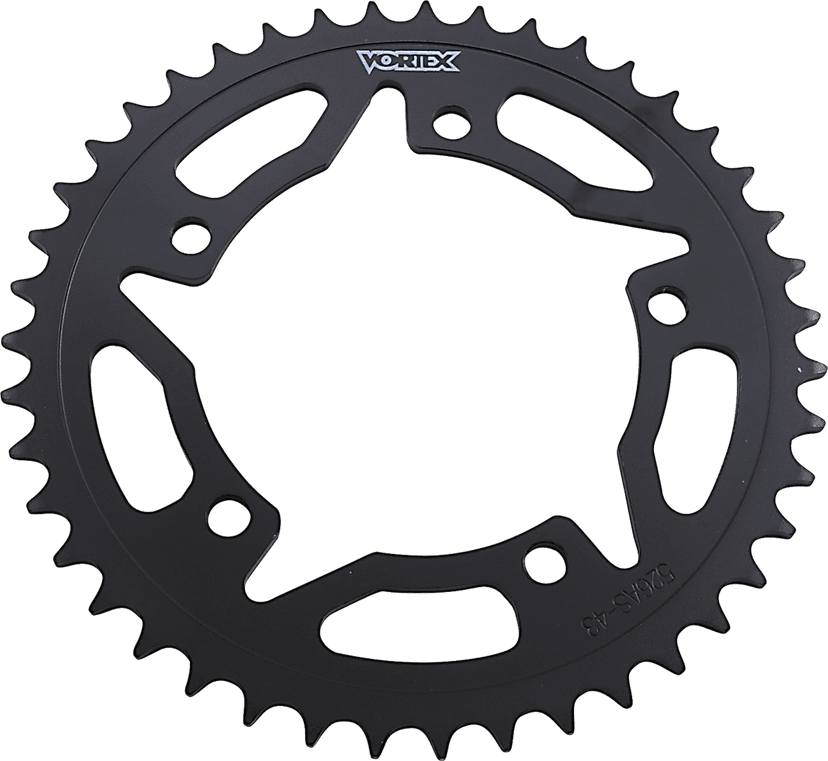 VORTEX 1210-0558 Steel Rear Sprocket - 43 Tooth - Suzuki/Triumph