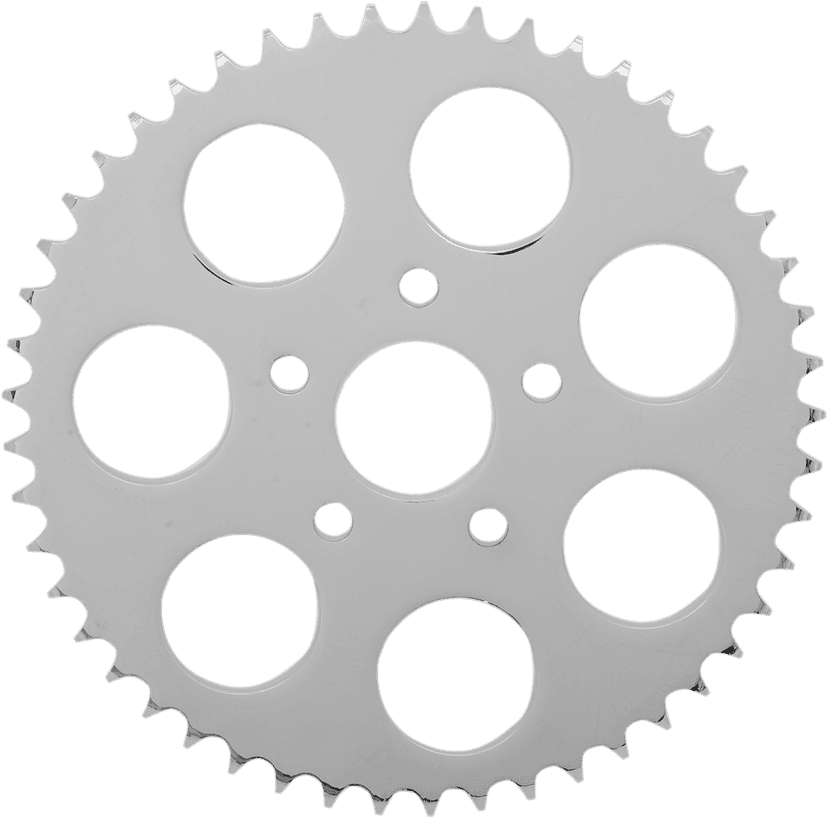 DRAG SPECIALTIES 1210-0603 Rear Sprocket - Flat - 49 Tooth - Chrome - '82-'85 XL — image 2 of 2