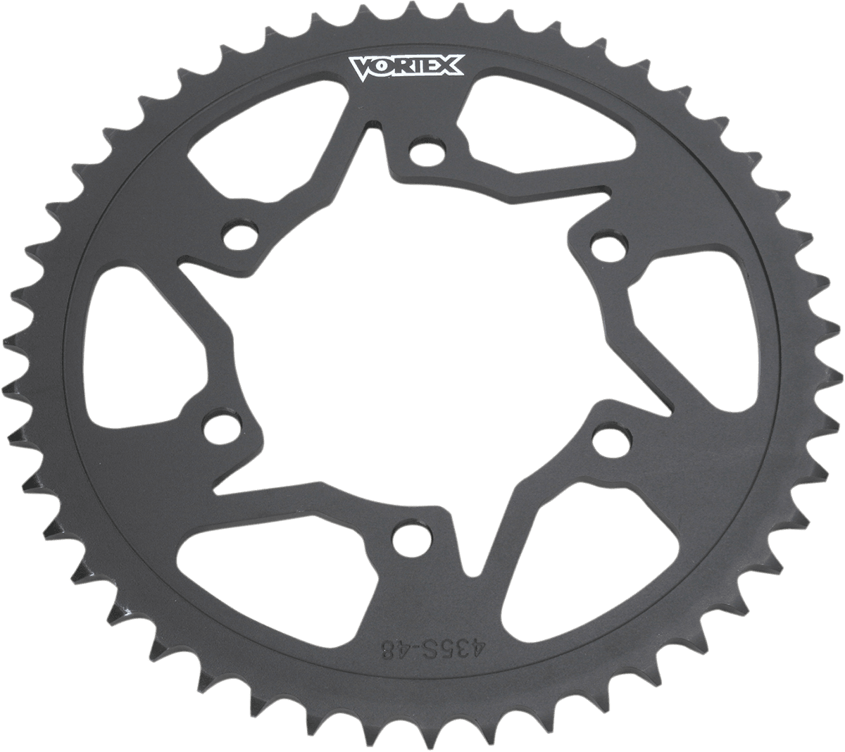 VORTEX 1210-0799 Steel Rear Sprocket - 48 Tooth - Kawasaki/Suzuki/Yamaha