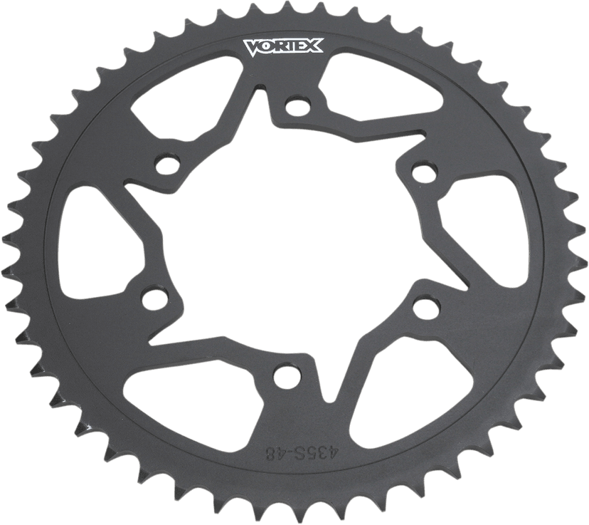 VORTEX 1210-0799 Steel Rear Sprocket - 48 Tooth - Kawasaki/Suzuki/Yamaha