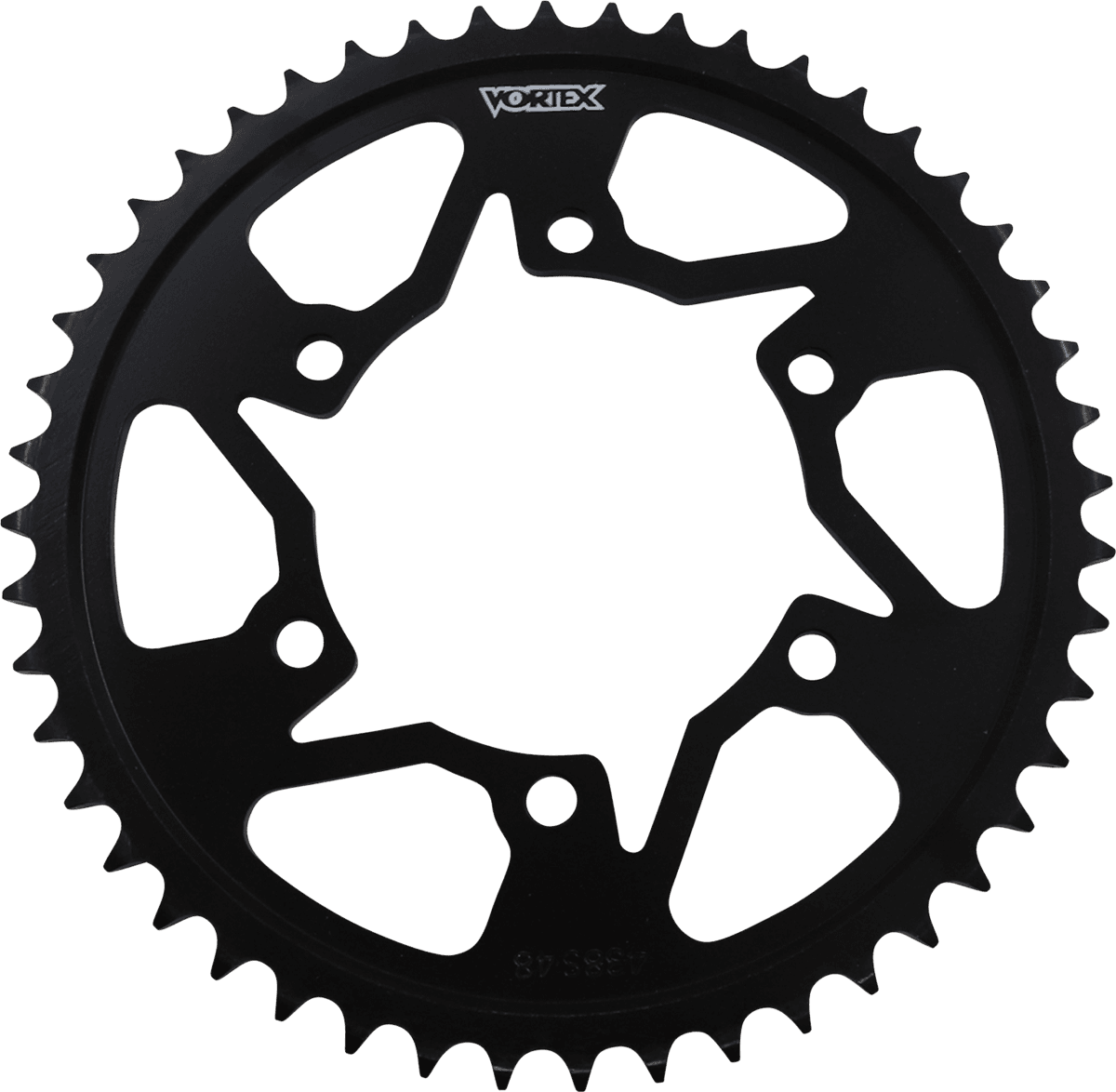 VORTEX 1210-0800 Steel Rear Sprocket - 48 Tooth - Kawasaki/Suzuki/Yamaha