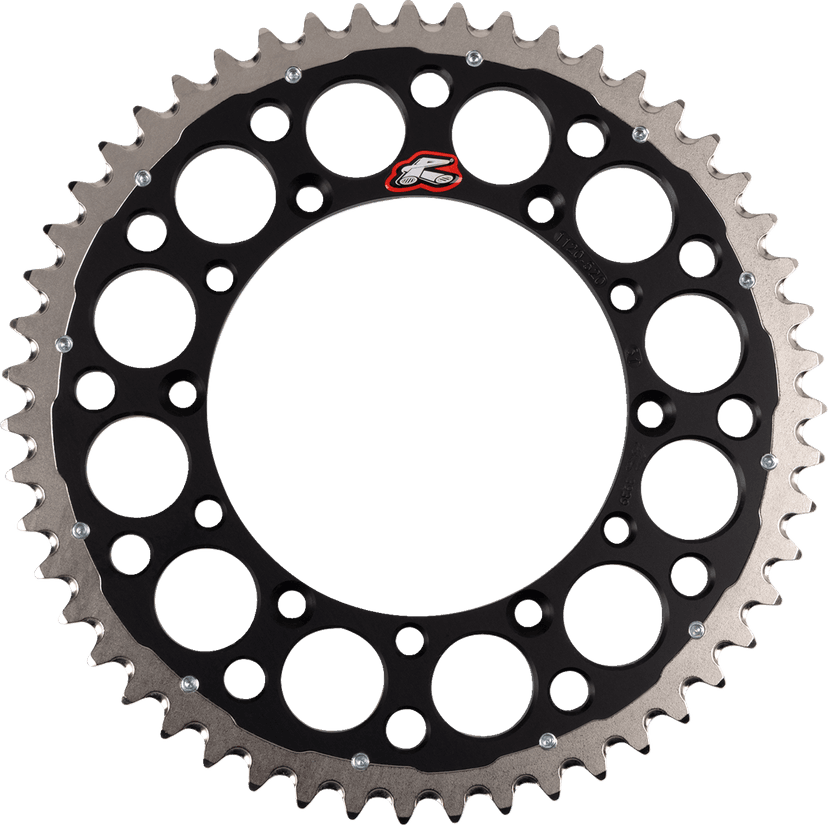 RENTHAL 1210-0806 Twinring™ Rear Sprocket - 51 Tooth - Black - Kawasaki/Suzuki