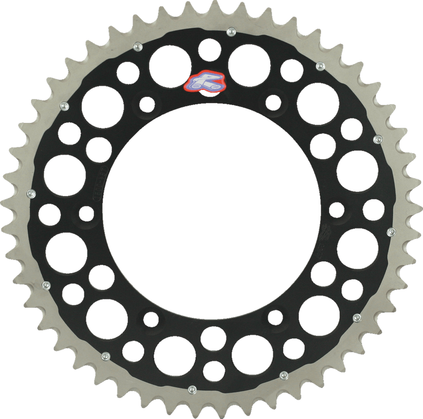 RENTHAL 1210-0807 Twinring™ Rear Sprocket - 49 Tooth - Black - Kawasaki/Suzuki