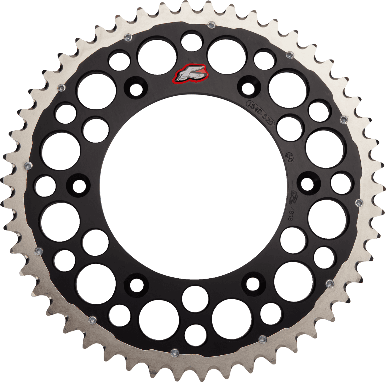 RENTHAL 1210-0813 Twinring™ Rear Sprocket - 50 Tooth - Black - Honda