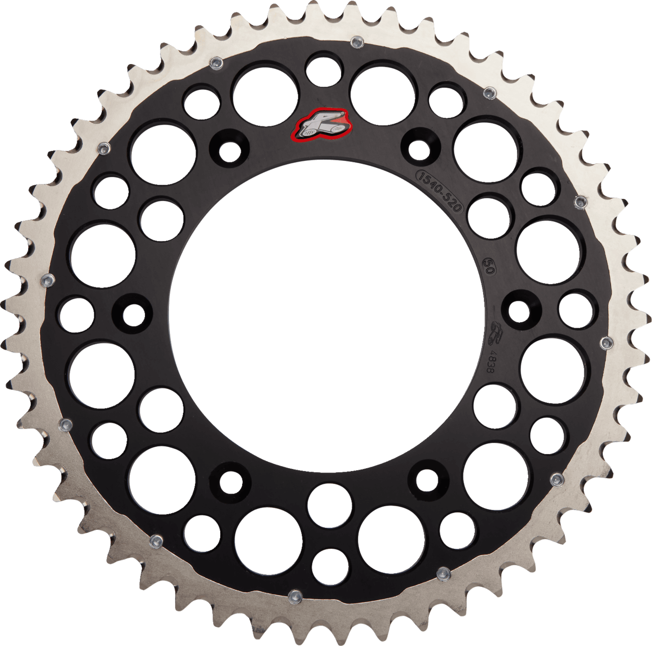 RENTHAL 1210-0813 Twinring™ Rear Sprocket - 50 Tooth - Black - Honda