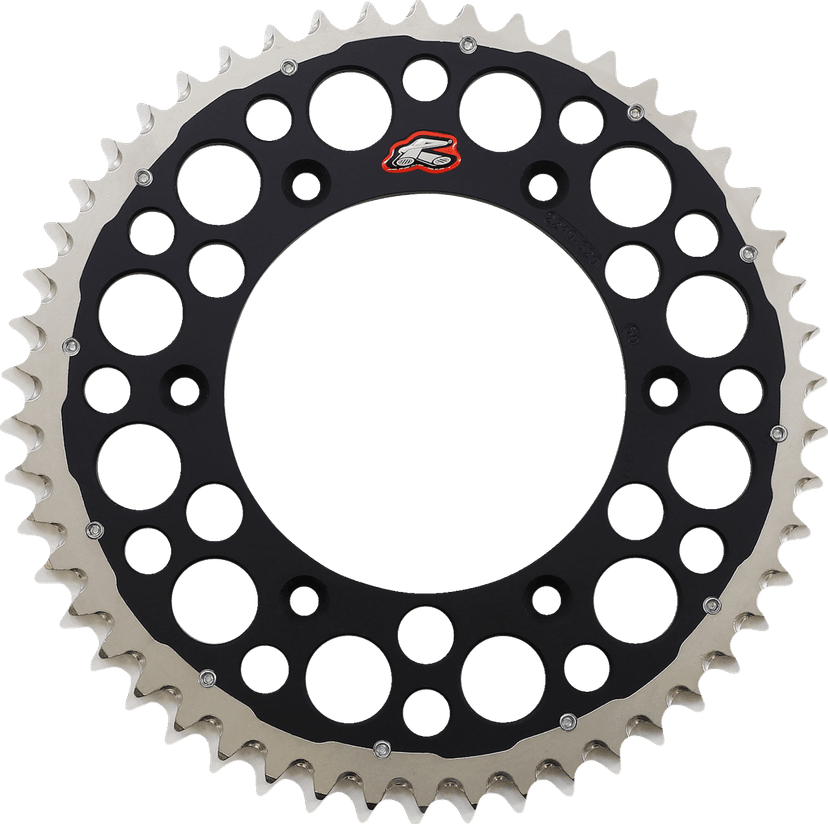 RENTHAL 1210-0816 Twinring™ Rear Sprocket - 50 Tooth - Black