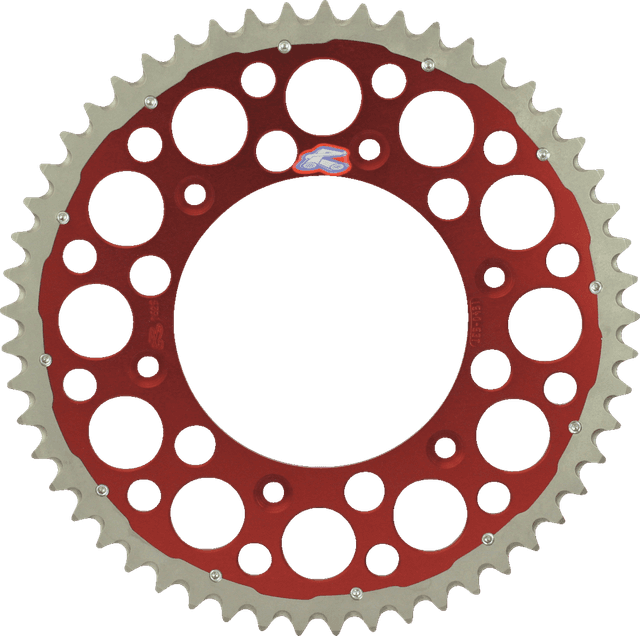 RENTHAL 1210-0820 Twinring™ Rear Sprocket - 48 Tooth - Red - Honda